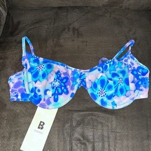 Blackbough Fiona underwire swimsuit top in the color lucid dreams